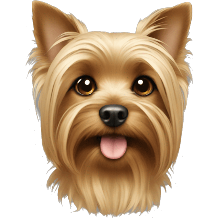 Yorkshire Terrier but light brown  emoji