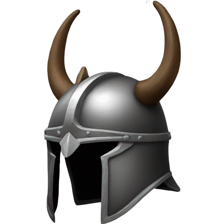 scandinavian helmet with horns emoji