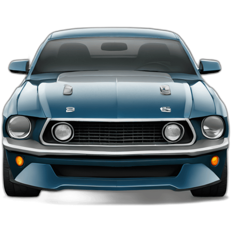 Hiperrealist Ford Mustang 2023 emoji