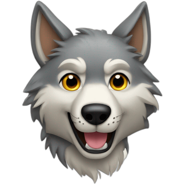 wolf thumbs up emoji