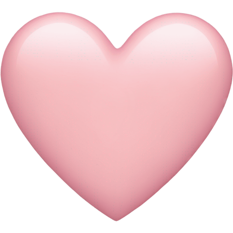 Pastel pink heart emoji