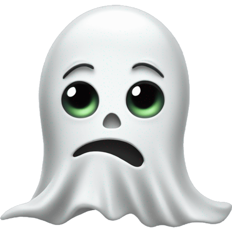 a funny ghost emoji