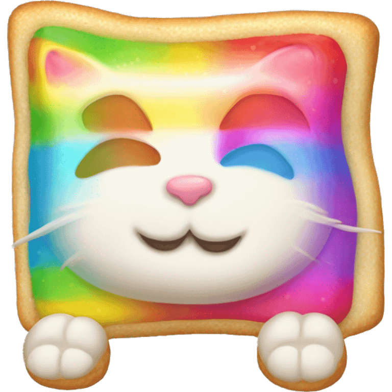 poptart kitty rainbow emoji