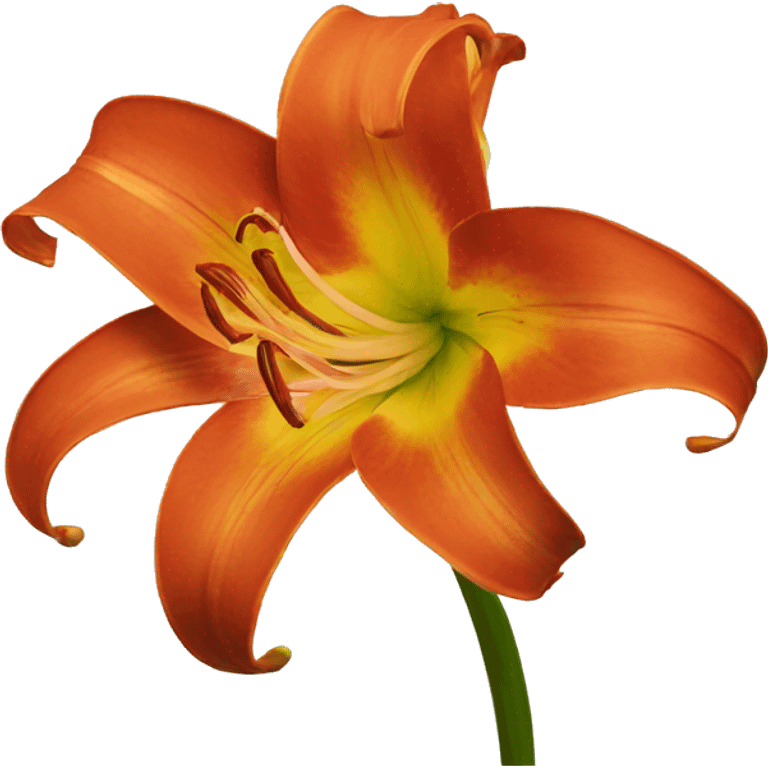 fire colour glory lily emoji