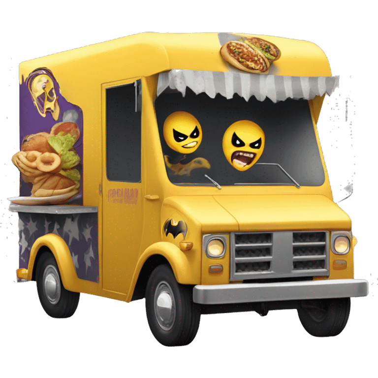 Batgirl monster killer 1917 food truck emoji