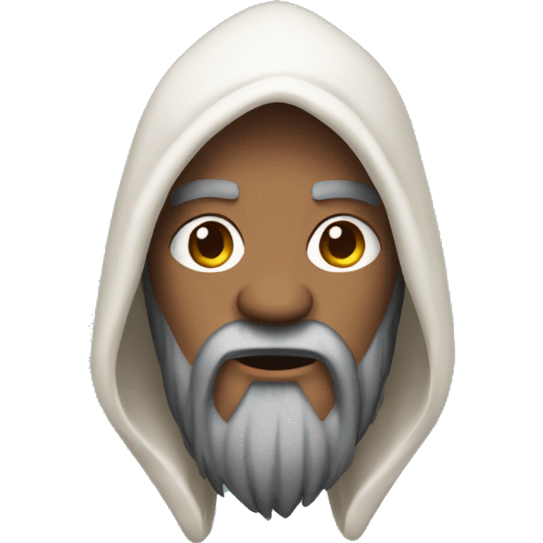 hooded and bearded druid emoji