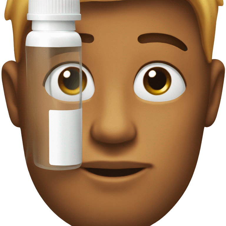 little facial sunscreen bottle emoji