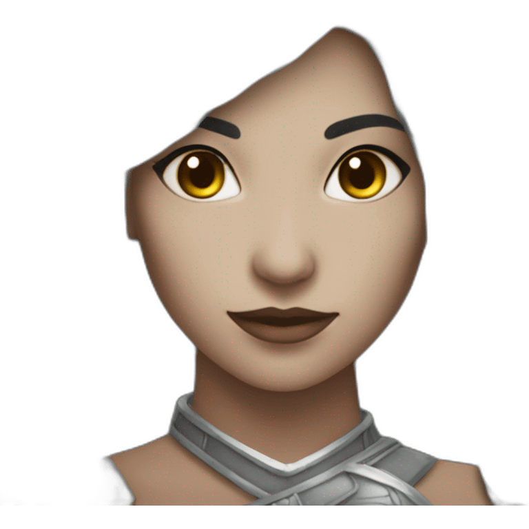 silver earth genasi woman emoji