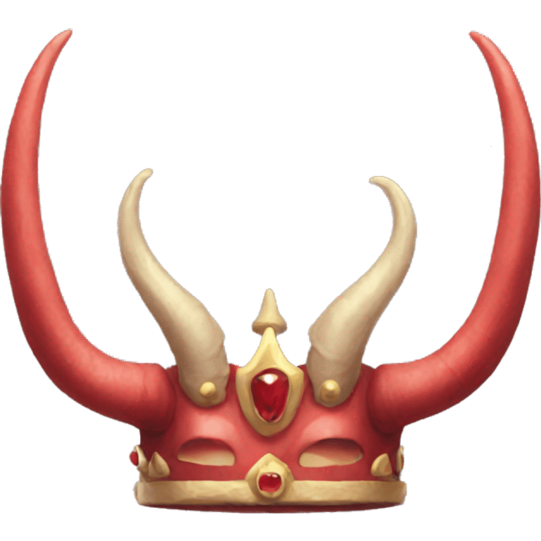 demon horns and crown emoji