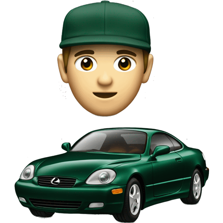 1992 dark green lexus sc400 emoji