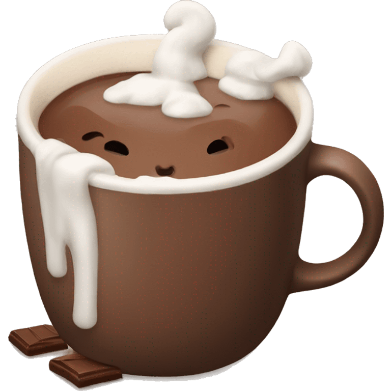 Drinking hot chocolate  emoji