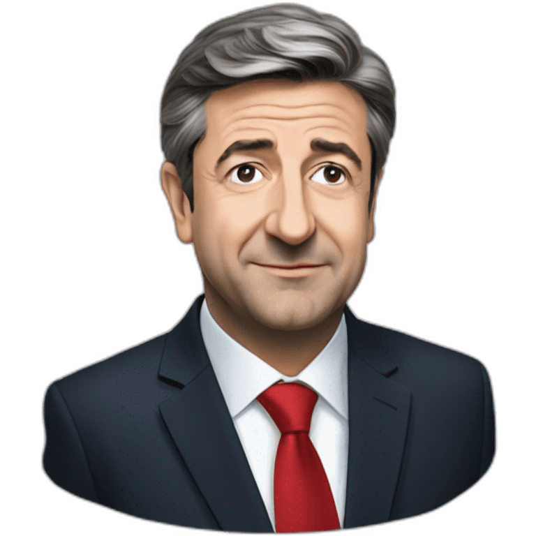 macron melenchon emoji