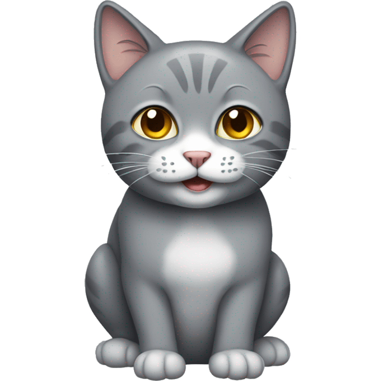 gray cat emoji