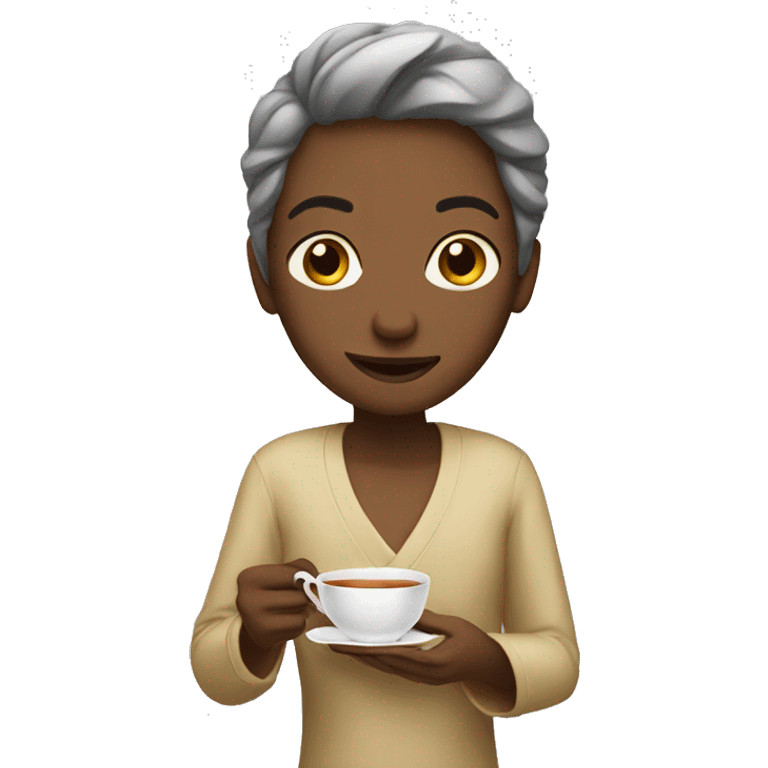 Tea lover emoji