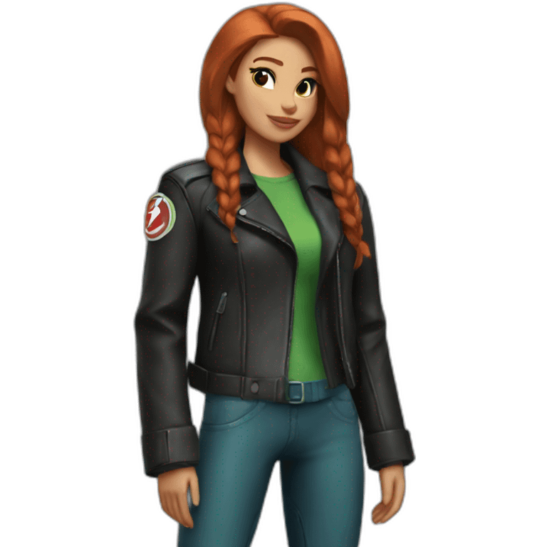 Kim possible leather jacket emoji