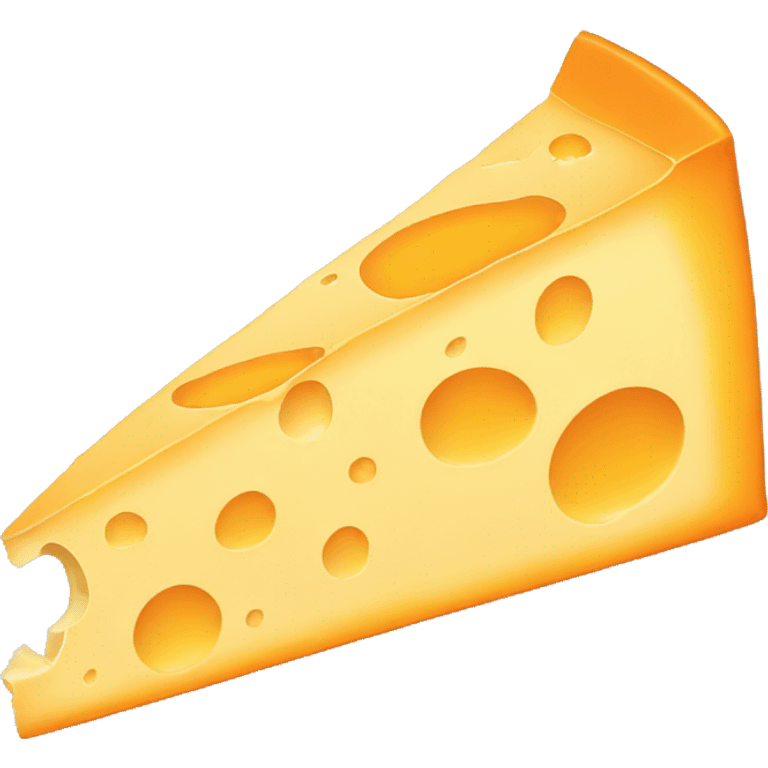 Slice of cheddar emoji