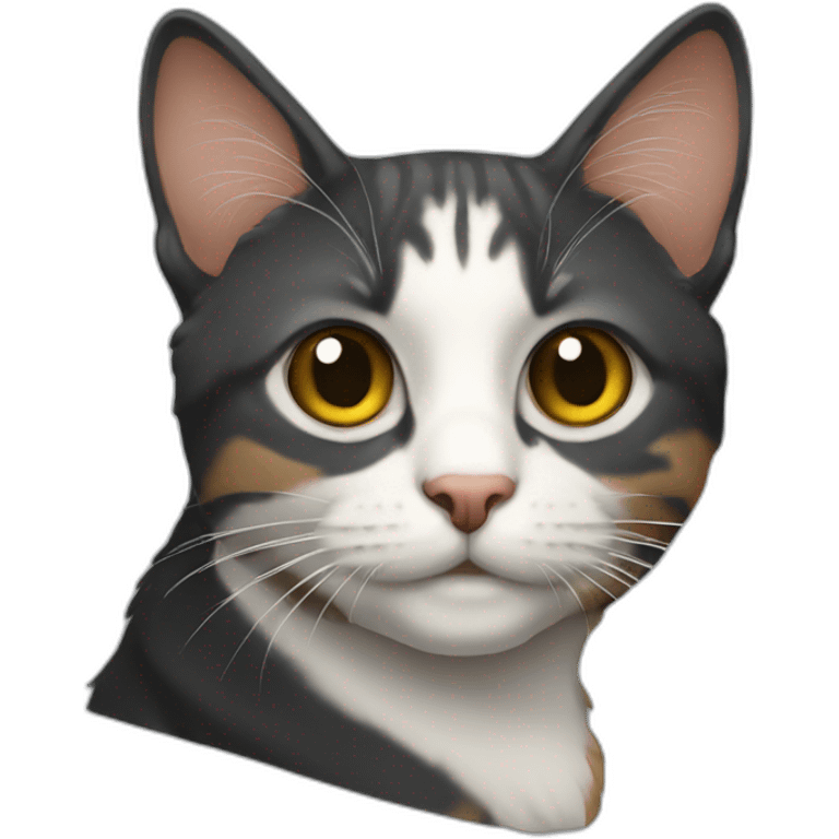 gata tricolor emoji