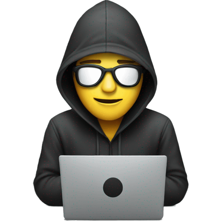 Hacker on a laptop emoji