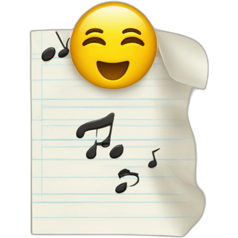 Note de musique emoji