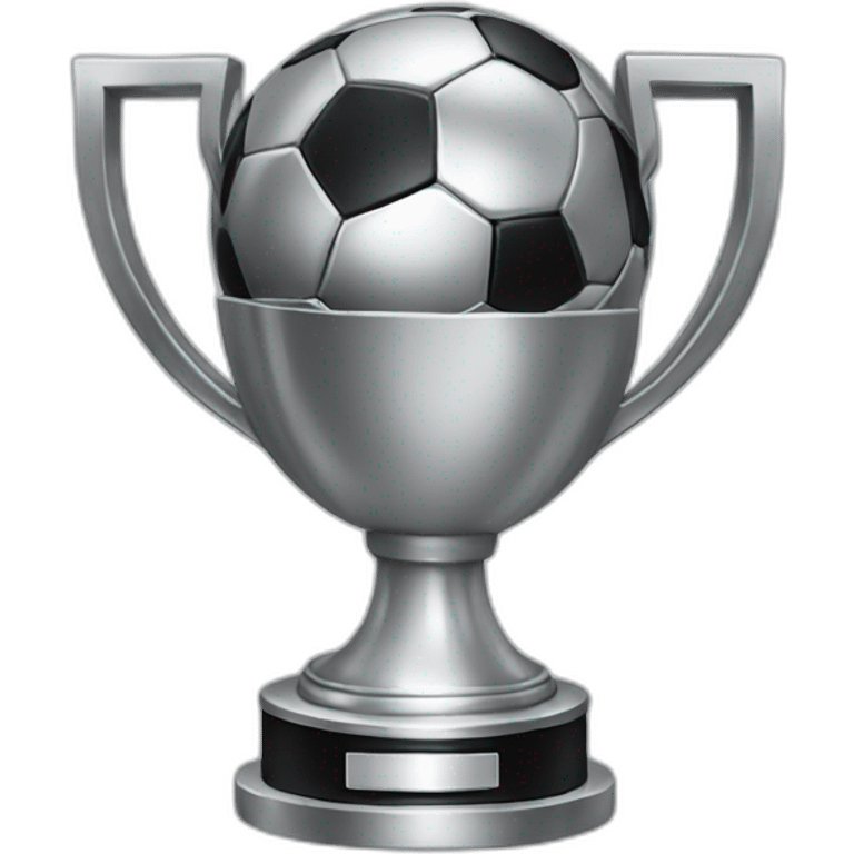 silver football cup emoji