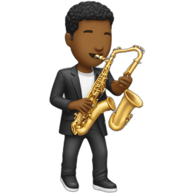 dana colley playing on sax emoji