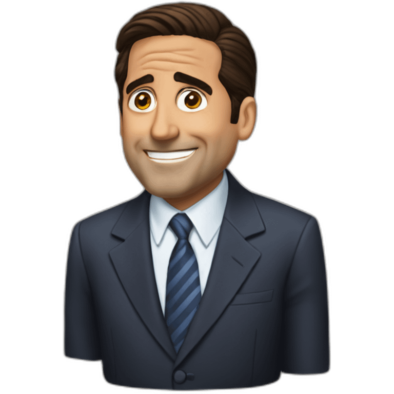 Michael Scott joking emoji