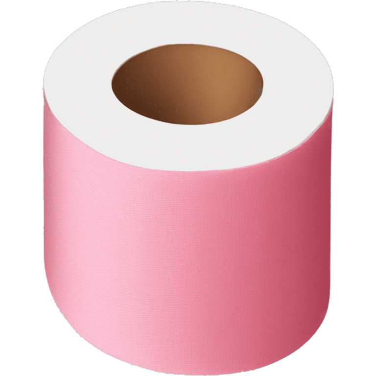 Pink toilet paper  emoji