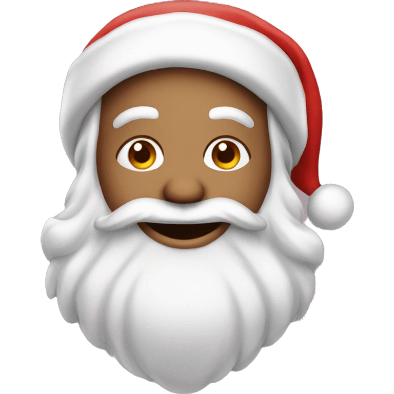 Santa smiling  emoji