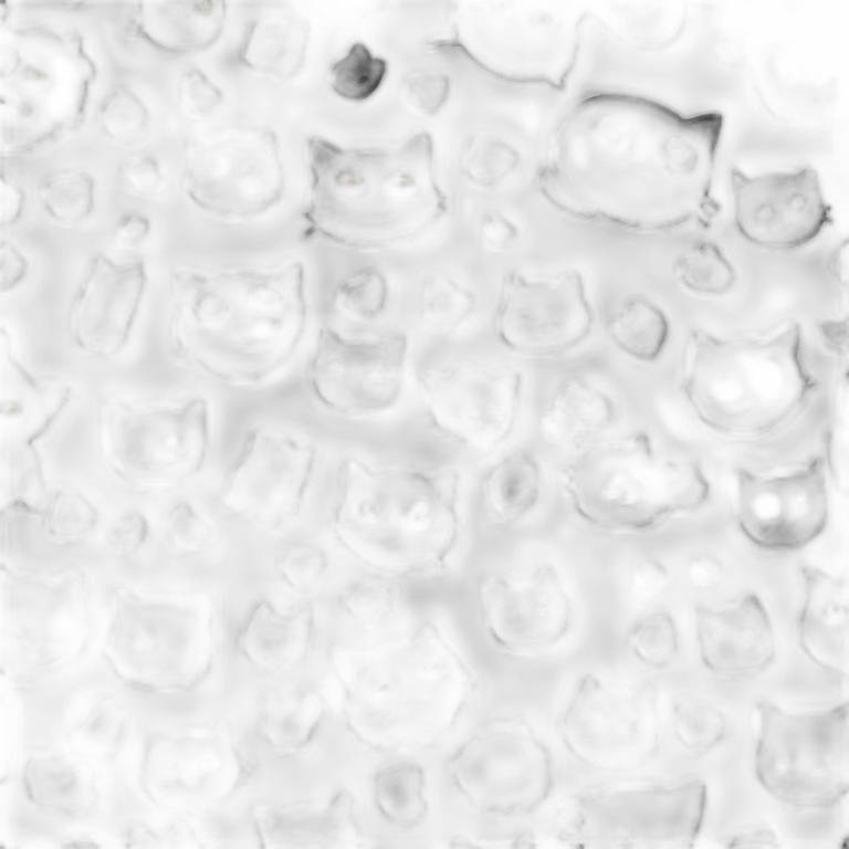 Chat noir et blanc emoji