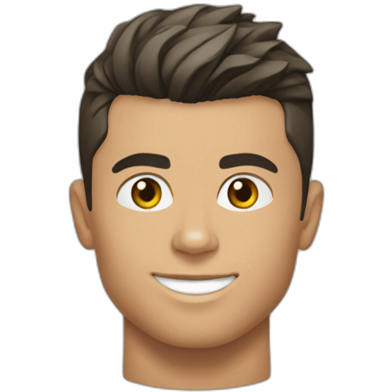 Cristiano Ronaldo tête emoji