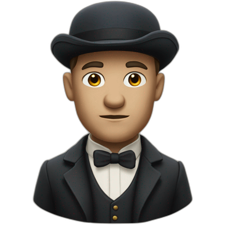 A face of peaky blinders  emoji