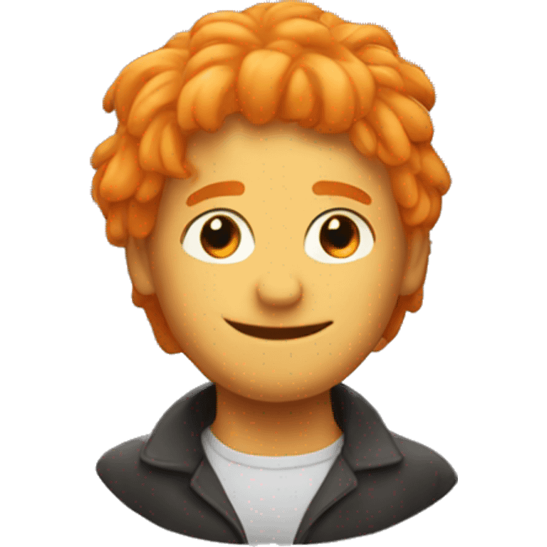 a orange man with lnd hair emoji