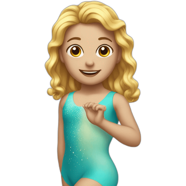 Sirène gymnaste emoji