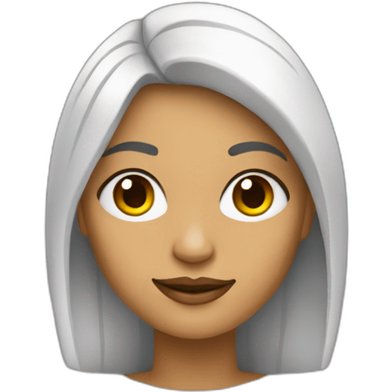 mujer bonita creativa emoji