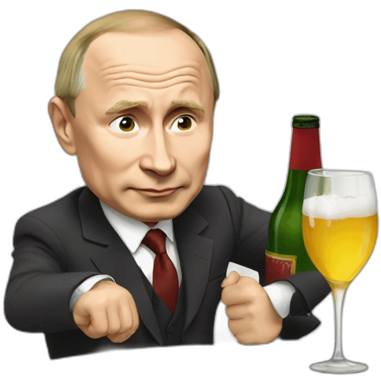 Drunk putin emoji