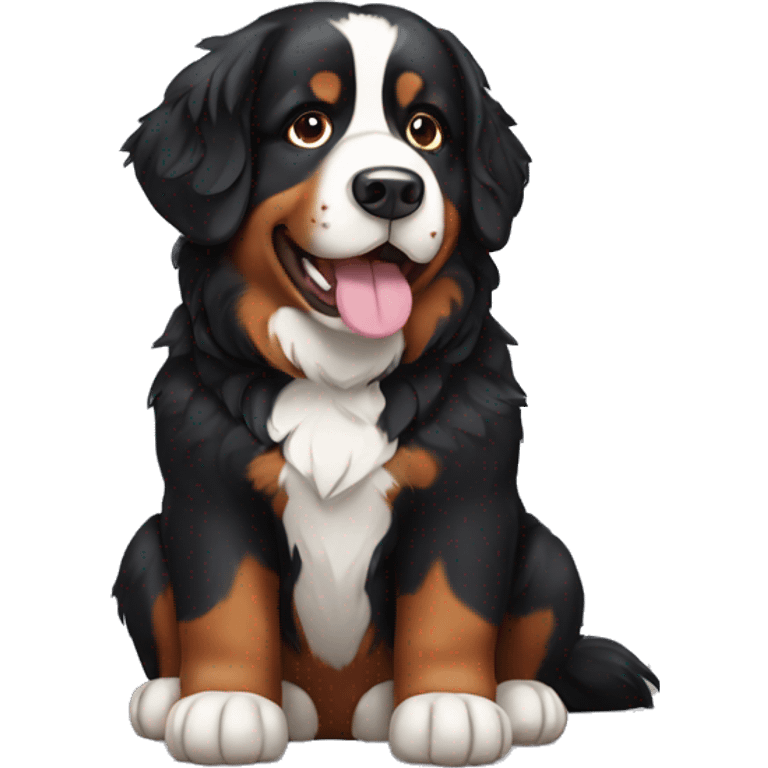 Bernese mountain dog emoji