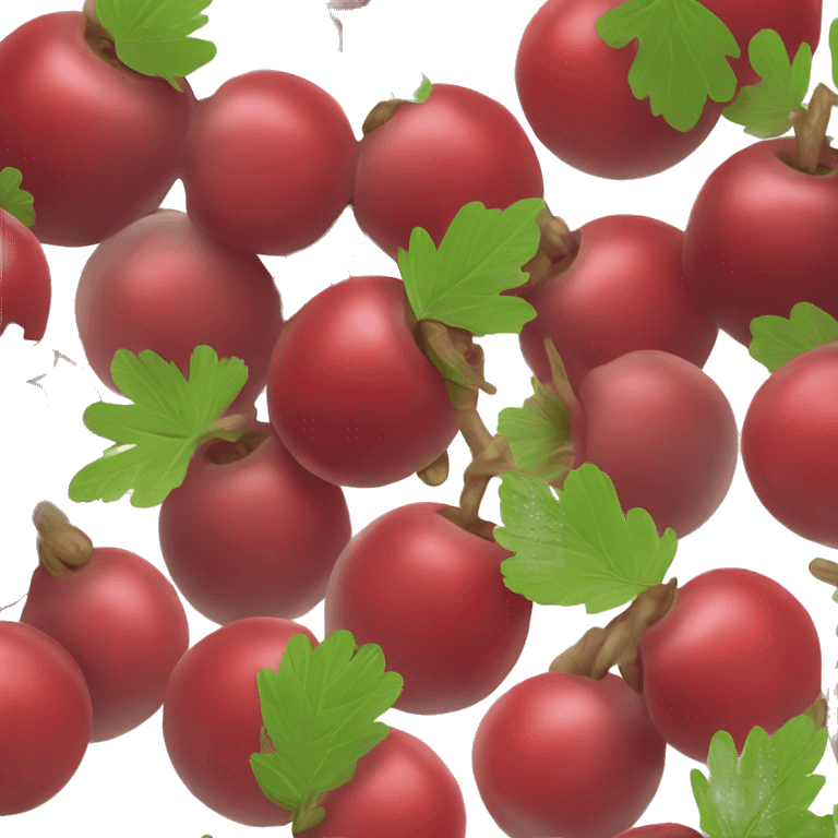 red gooseberry emoji