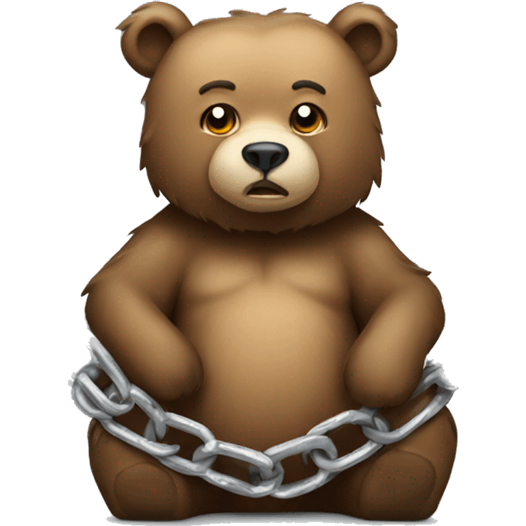 bear with chains emoji