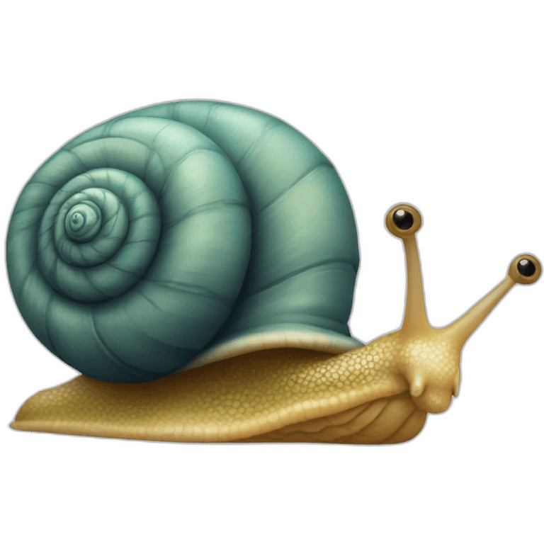 snail going really slowly emoji