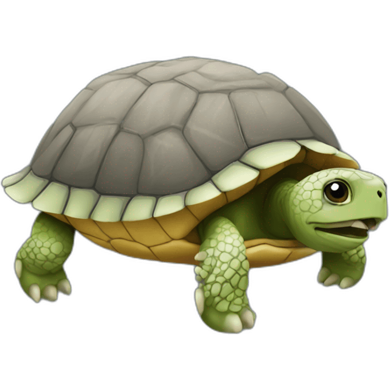 A Scottish turtle emoji