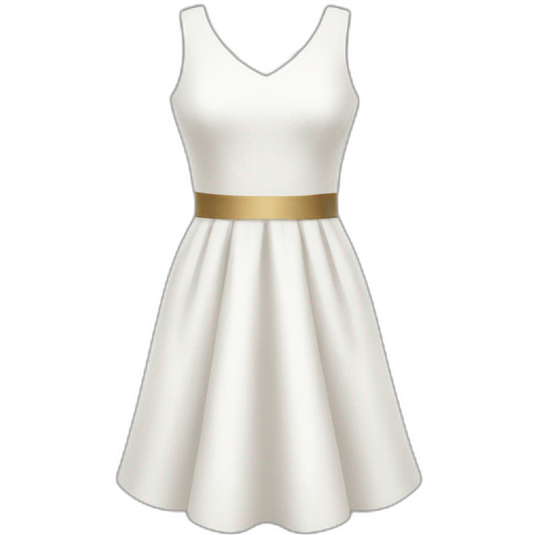 white dress with cross emoji