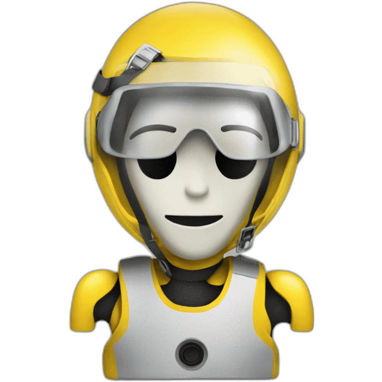 Crash test dummy emoji