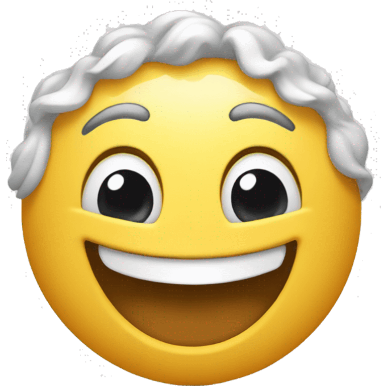 Emoji with a laughing face emoji