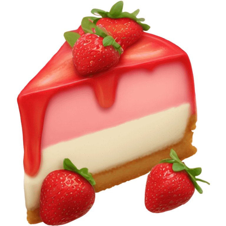 strawberry cheesecake emoji