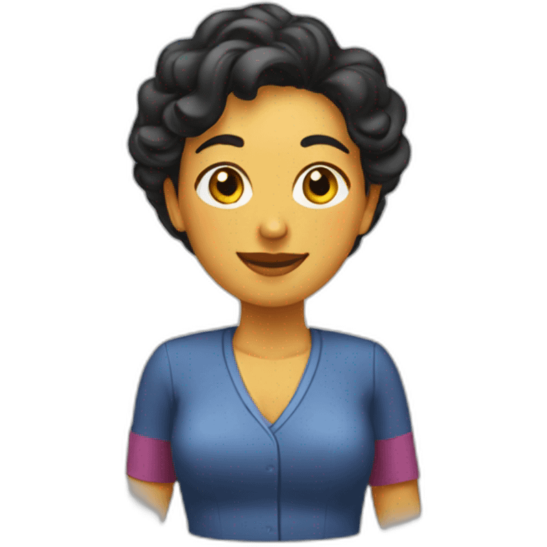 Vendedora emoji