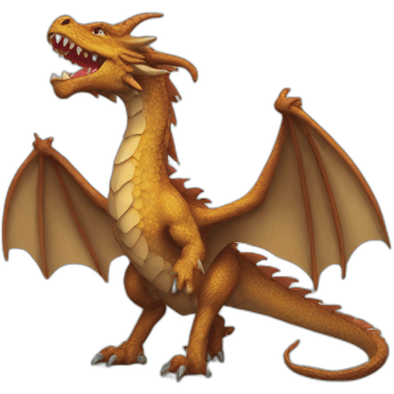 A Western style dragon emoji