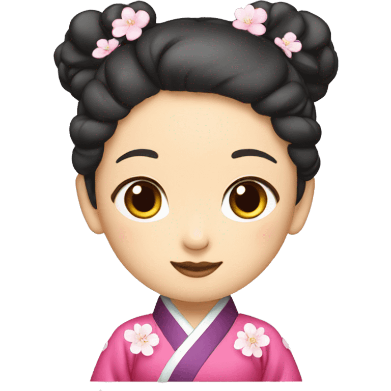 girl wearing hanbok emoji