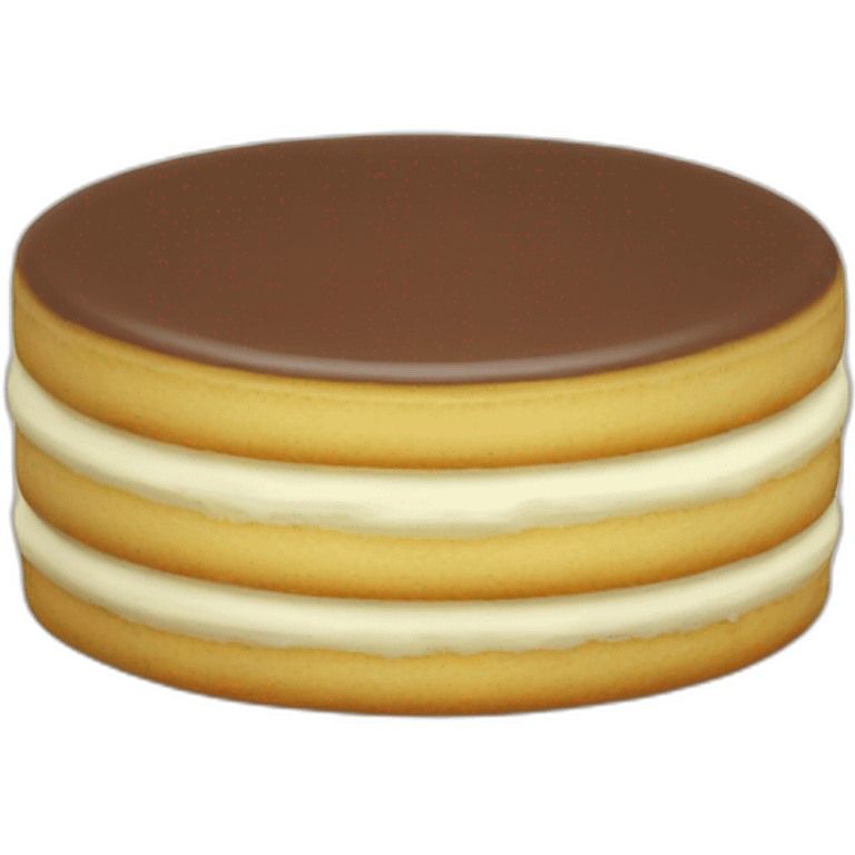 white chocolate alfajor emoji