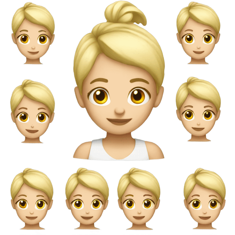 Blonde pixie  emoji