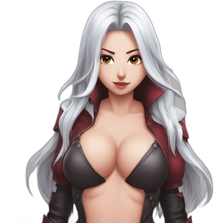 Katarina posing cover nipples sfw emoji